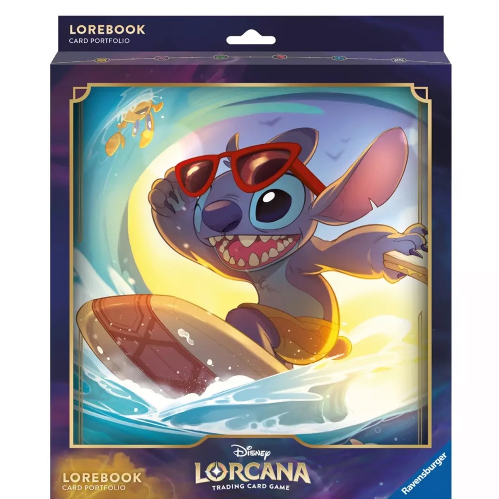 Stitch Lorebook Card Portfolio by Ravensburger Disney Lorcana Trading Card Game